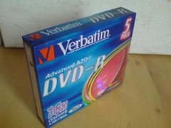 VERBATIM DVD-R 4,7GB 16x colour slim 5ks