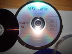 VERBATIM DVD+R DL 8x 8,5GB spindl 10ks (43666)
