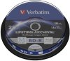 VERBATIM BD-R, M-Disc, 4x, 25GB, printable, 10 ks, spindle