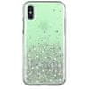 Wozinsky Star Glitter silikónové puzdro pre Apple iPhone XR - Zelená KP9943