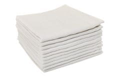 Plienky bavlna Standard 110 g/m2 80x70, 10 ks, biele