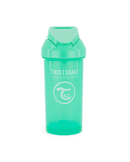 Twistshake Netečúca fľaša so slamkou 360 ml 6 m+, zelená