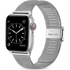 4wrist Milánský tah pro Apple Watch - Silver 42/44/45/49 mm