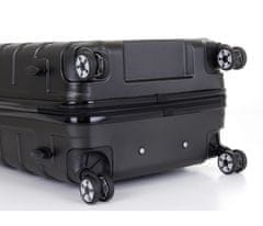T-class® Cestovný kufor 618, matná čierna, L