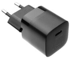 FIXED Sieťová nabíjačka Mini s USB-C výstupom a podporou PD, 20W FIXC20M-C-BK, čierna