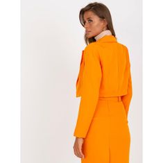 ITALY MODA Dámske sako bez gombíkov MIA oranžové DHJ-ZT-A6113.13_389496 XL