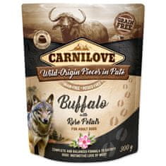 Carnilove Kapsička CARNILOVE Dog Paté Buffalo with Rose Petals 300 g