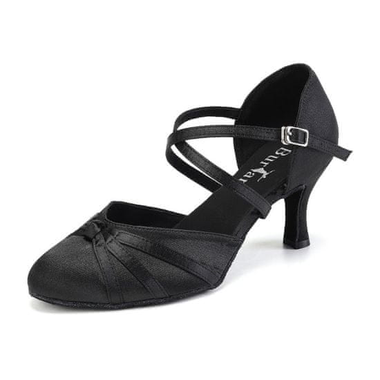 Burtan Dance Shoes Štandardné tanečné topánky Vienna - čierne 7,5 cm