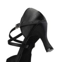 Štandardné tanečné topánky Vienna - čierne 7,5 cm, 41