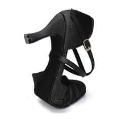 Burtan Dance Shoes Štandardné tanečné topánky Vienna - čierne 7,5 cm, 41