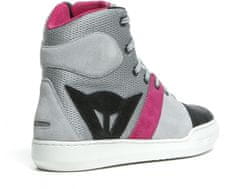Dainese topánky YORK AIR dámske černo-bielo-ružovo-šedé 42