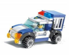 Blocki Blocki stavebnica Policie - Policejní vůz 2v1 kompatibilná 86 dielov
