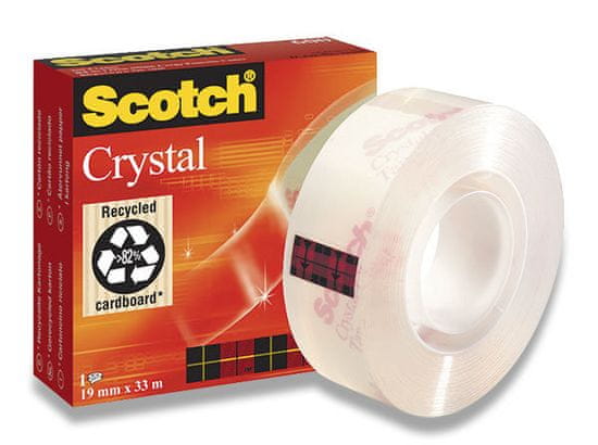 Scotch Lepiaca páska kancelárska 19 mm x 33 m číra páska