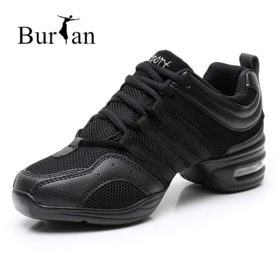 Burtan Dance Shoes Moderné tanečné topánky New York, čierne