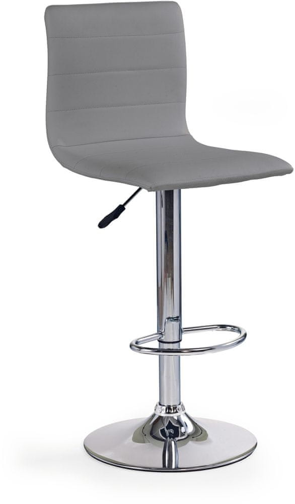 Halmar Barová stolička H21, sivá
