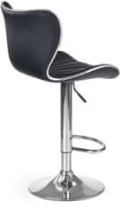 Halmar Barová stolička H69, čierna