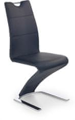 Halmar Kovová stoličky K188, čierna