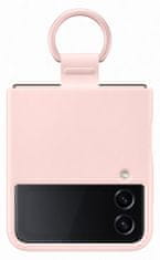 SAMSUNG Silikonový kryt s držákem Z Flip4 Pink, EF-PF721TPEGWW růžová