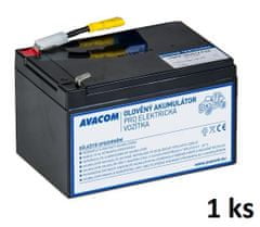 Avacom Náhradné batérie (olovený akumulátor) 24V 12Ah do vozidlá Peg Perego F2