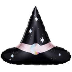 Fóliový balónik klobúk - Halloween - Čarodejnica - 60 cm