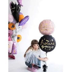 Fóliový balónik Hocus pocus - ružový - Halloween - Čarodejnica - 45 cm