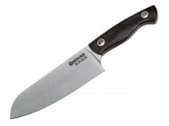 Böker Manufaktur 130366 Saga úžitkový nôž Santoku 16,1 cm, drevo Grenadill