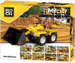 Blocki Blocki stavebnica MyCity Buldozer kompatibilná 88 dielov