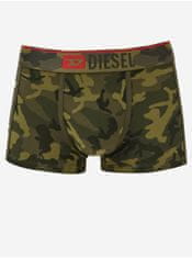 Diesel Zelené pánske maskáčové boxerky Diesel Damien M