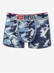 Diesel Modré pánske maskáčové boxerky Diesel Damien L