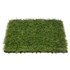 Petromila vidaXL Umelý trávnik 22 dlaždíc 30x30 cm zelený