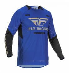 Fly Racing dres EVOLUTION DST černo-modro-sivý 2XL