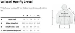 MEATFLY mikina GRAVEL Technical heather černo-šedá L