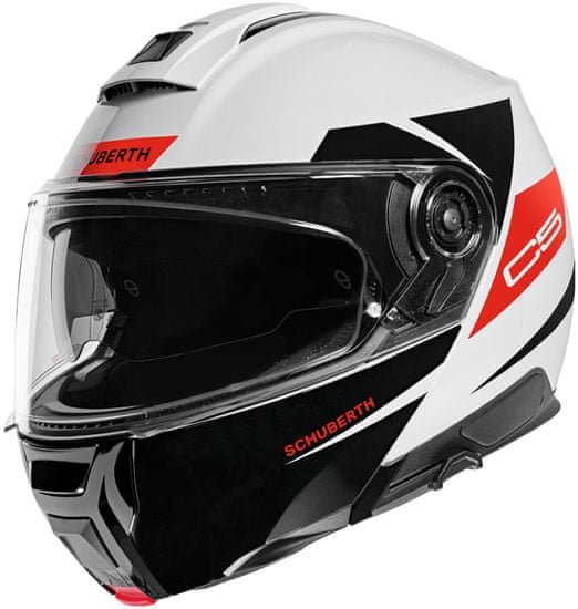 Schuberth Helmets prilba C5 Eclipse černo-bielo-červená