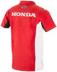Alpinestars polo tričko HONDA černo-bielo-červené 4XL