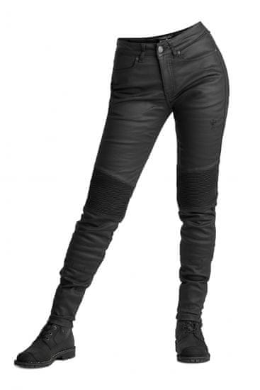 PANDO MOTO nohavice jeans KUSARI KEV 02 dámske čierne