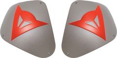 Dainese ramenné slidery KIT SHOULDER aluminium/fluo red