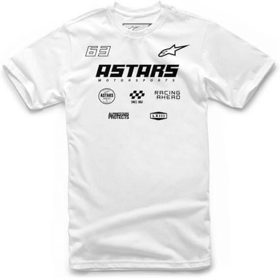 Alpinestars tričko MULTI RACE černo-biele