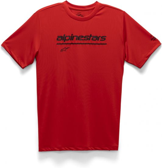 Alpinestars tričko TECH LINE UP Performance černo-červené