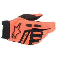 Alpinestars rukavice FULL BORE černo-oranžové 2XL