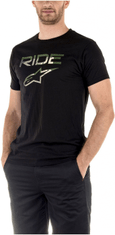 Alpinestars tričko RIDE 2.0 CAMO čierne XL