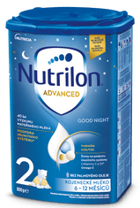 Nutrilon 2 Good Night pokračovacie dojčenské mlieko 800g, 6+