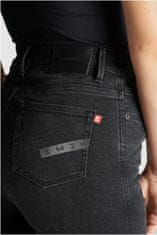 PANDO MOTO nohavice jeans KUSARI COR 01 Long dámske washed čierne 28