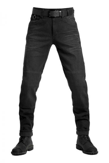 PANDO MOTO nohavice jeans BOSS DYN 01 čierne