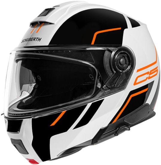 Schuberth Helmets prilba C5 Master černo-oranžovo-biela