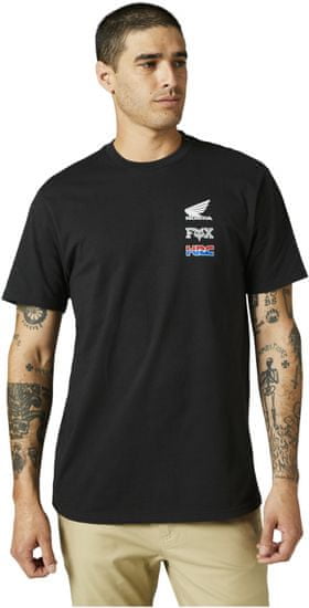FOX tričko HONDA WING Ss čierne