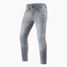 REV´IT! nohavice jeans PISTON 2 SK svetlo šedé used 31