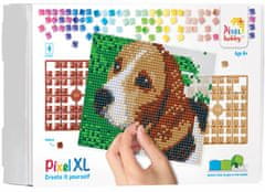 Pixelhobby Diamantové maľovanie - sada 4 základných dosiek - Beagle