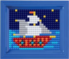 Pixelhobby Diamantový obraz s rámom - loď
