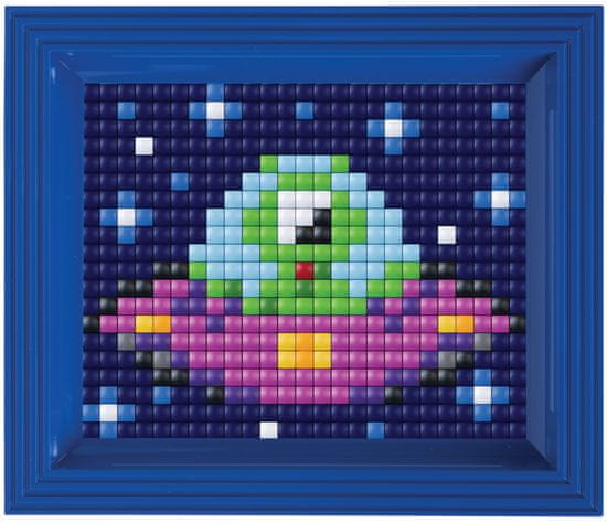 Pixelhobby Diamantová maľba s rámom - Vesmírna loď
