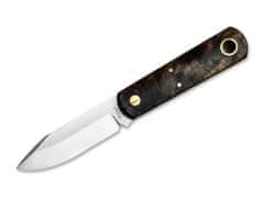Böker Manufaktur 120506 Barlow BFF pevný nôž 7cm, orechové drevo, kožené puzdro